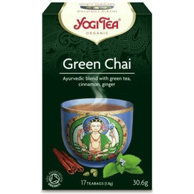 Yogi Tea Herbata chai - Zielony chai - Green chai BIO, 17 szt.