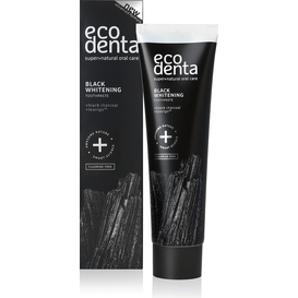 Ecodenta Ekologiczna wybielająca czarna pasta do zębów z węglem drzewnym, 100 ml