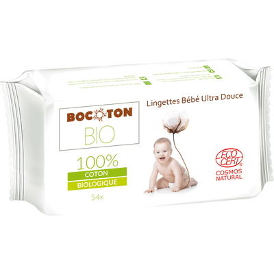 Chusteczki nawilżone dla dzieci i niemowląt 54 szt. Bocoton