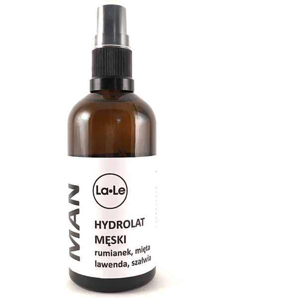 Hydrolat męski – Rumianek, mięta, lawenda, szałwia