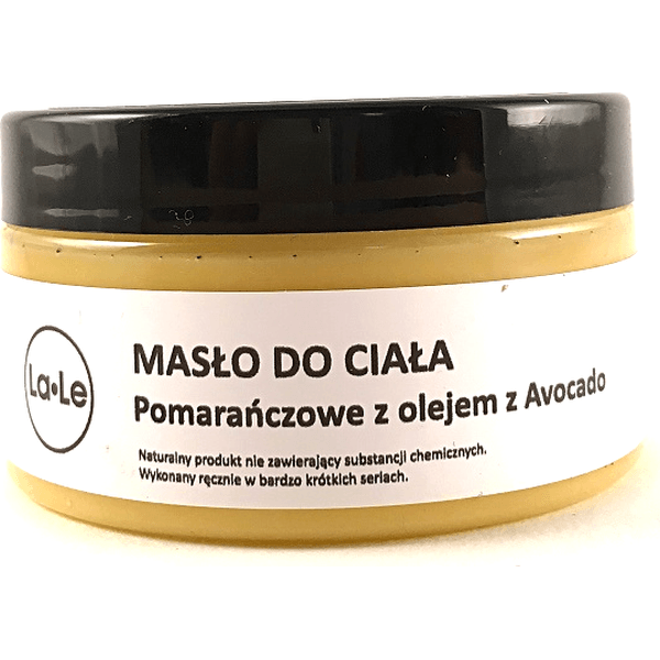 Masło do ciała – pomarańczowe z olejem z avocado
