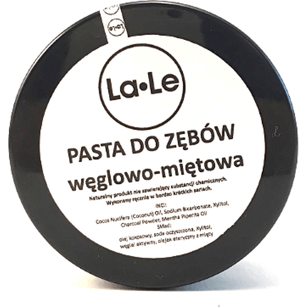Pasta do zębów miętowo-węglowa