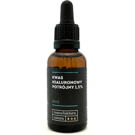 Manufaktura Natura Serum - Potrójny kwas hialuronowy 1,5%, 30 ml