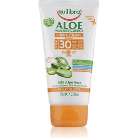 Equilibra Aloesowy krem przeciwsłoneczny SPF 30 UVA, UVB, 75 ml