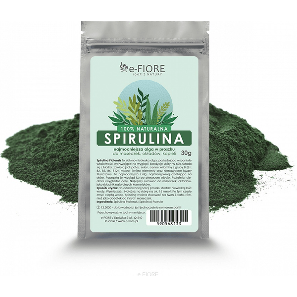 Maska naturalna spirulina