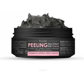 E-FIORE Błotny peeling z Morza Martwego do ciała ze spiruliną, 400 g