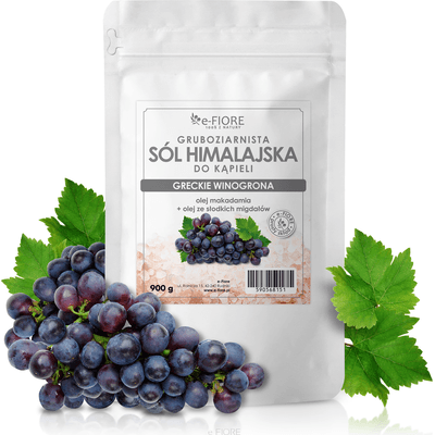 Sól himalajska - odprężające winogrona I cytrusy E-FIORE