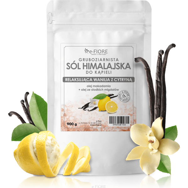 Sól himalajska – Relaksująca wanilia z cytryną