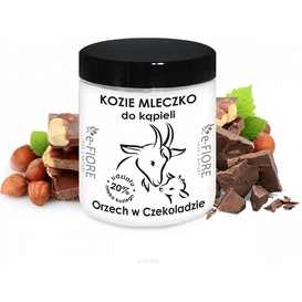 E-FIORE Kozie mleko do kąpieli - Orzech w czekoladzie, 400 g