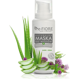 E-FIORE Maska do włosów odżywczo-regenerująca - Aloes i zioła, 200 ml