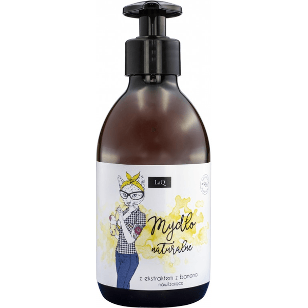 Nawilżające mydło w płynie – banan