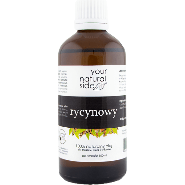 Olej rycynowy organiczny nierafinowany