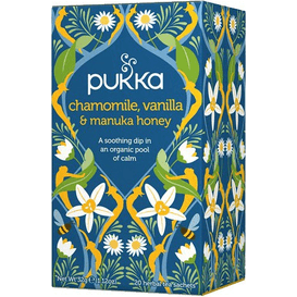 Pukka Herbata ziołowa - Rumianek z wanilią - Chamomile, Vanilla & Manuka Honey, 20 szt.