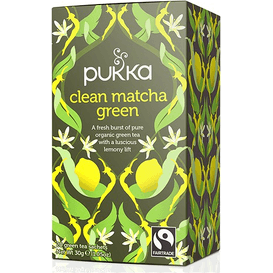 Pukka Herbata zielona - Matcha z cytryną - Clean Matcha Green (data ważności: 2023-08-31), 20 szt.