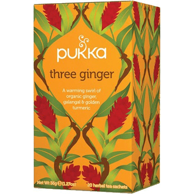Herbata korzenna - Imbirowa - Three Ginger Pukka