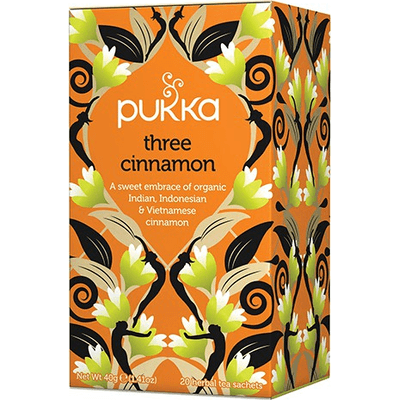 Herbata ziołowa - Cynamonowa - Three Cinnamon Pukka