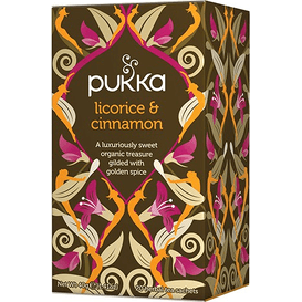Pukka Herbata ziołowa - Lukrecja z cynamonem, 20 szt.