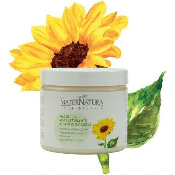 Maska do włosów z nasionami słonecznika