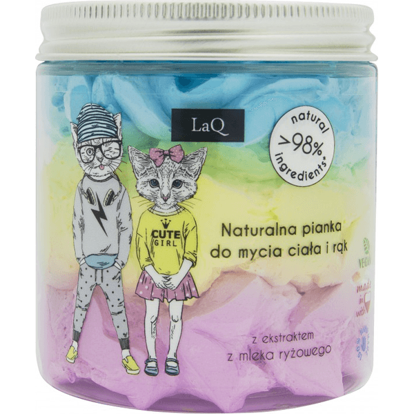 Trójkolorowa pianka do mycia dla dzieci