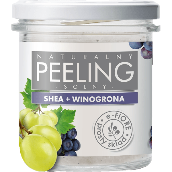Naturalny winogronowy peeling solny z masłem shea
