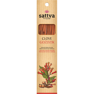 Naturalne indyjskie kadzidła - Goździk Sattva Ayurveda