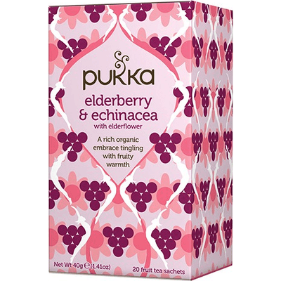 Herbata ziołowa - Elderberry & Echinacea Pukka