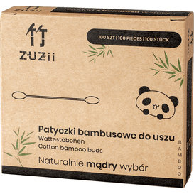 Zuzii Patyczki bambusowe do uszu, 100 szt.