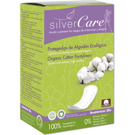 Masmi Wkładki higieniczne o anatomicznym kształcie - Silver Care, 30 szt.