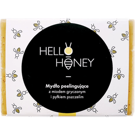 Lullalove Miodowe mydło peelingujące z pyłkiem pszczelim, 100 g