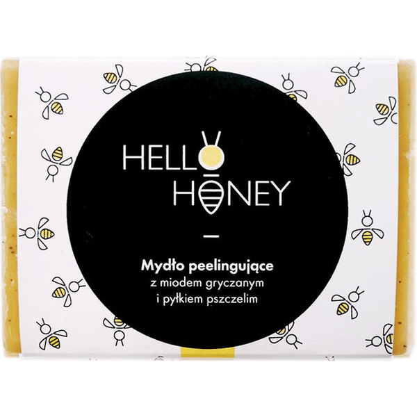 Miodowe mydło peelingujące z pyłkiem pszczelim