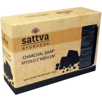 Mydło glicerynowe z węglem Sattva Ayurveda