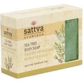 Sattva Ayurveda Mydło glicerynowe - Drzewo herbaciane, 125 g