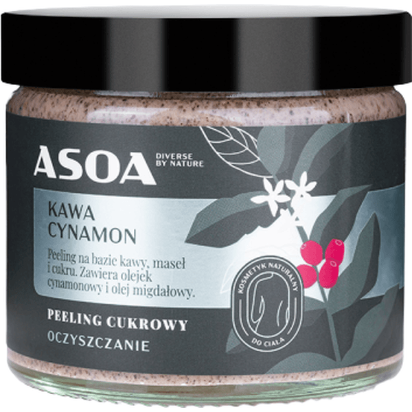Peeling kawowo-cukrowy z olejkiem cynamonowym
