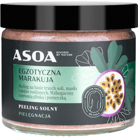 Asoa Peeling solny - Egzotyczna marakuja, 250 ml