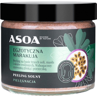 Peeling solny - Egzotyczna marakuja Asoa