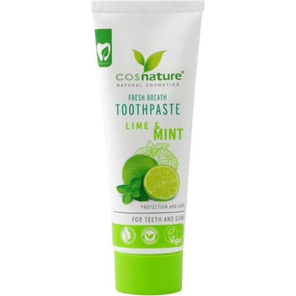 Pasta do zębów z fluorem o smaku limonka-mięta