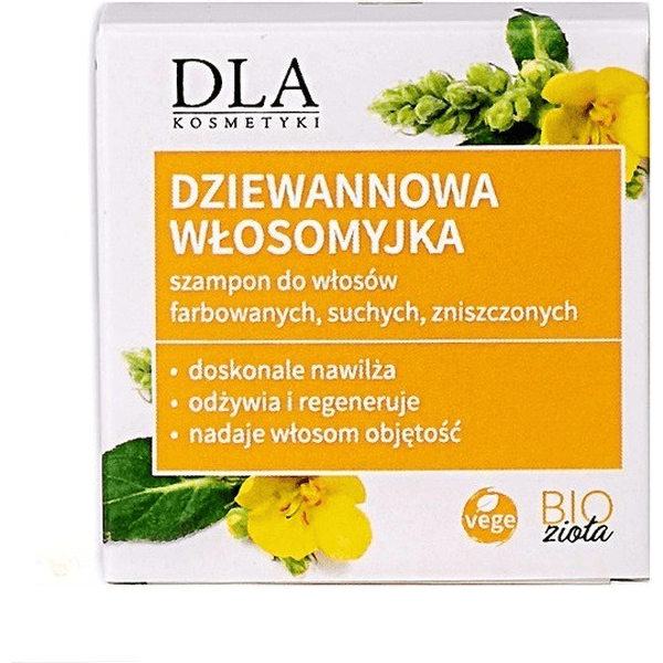 Szampon w kostce do włosów farbowanych – Dziewannowa włosomyjka