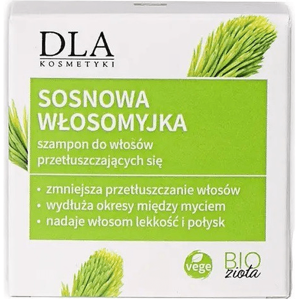 Szampon w kostce do włosów przetłuszczających się – Sosnowa włosomyjka