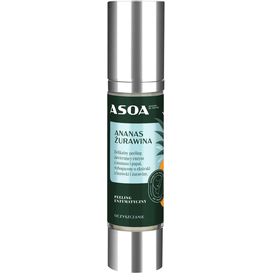 Asoa Peeling enzymatyczny - Ananas i żurawina, 50 ml