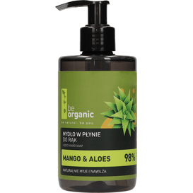 Be Organic Mydło w płynie do rąk - Mango & aloes, 250 ml