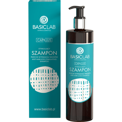 Stymulujący szampon przeciw wypadaniu włosów BasicLab