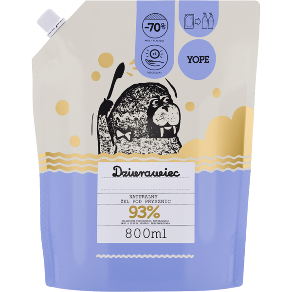 Naturalny żel pod prysznic Dziurawiec – doypack