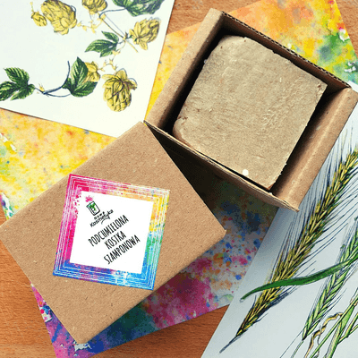 Szampon w kostce - Podchmielona kostka szamponowa Nowa Kosmetyka