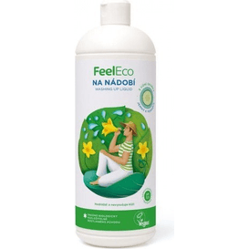 Feel Eco Płyn do mycia naczyń, owoców i warzyw - zapach ogórkowy, 1 L