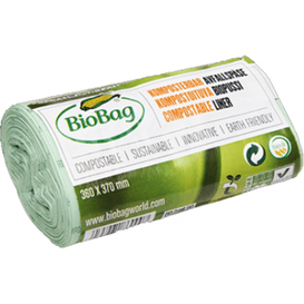 BioBag Biodegradowalne worki na odpady organiczne i zmieszane 6L, 30 szt.