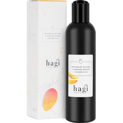 Naturalny balsam z masłem mango i olejem chia Hagi