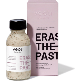 Veoli Botanica Wygładzający peeling z pestkami owoców do twarzy - Erase the past, 90 ml