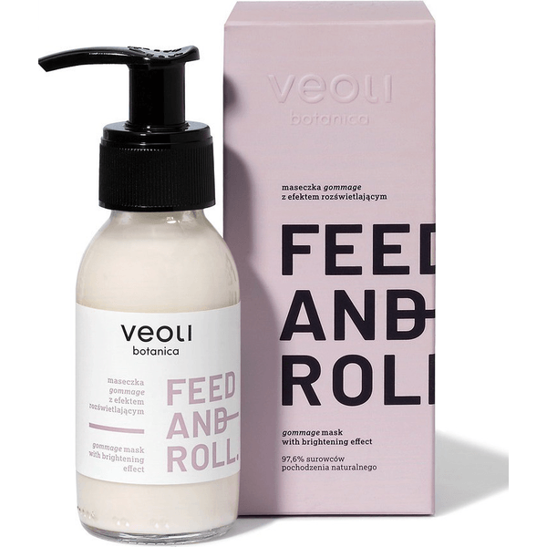 Maseczka gommage z efektem rozświetlającym – Feed and roll