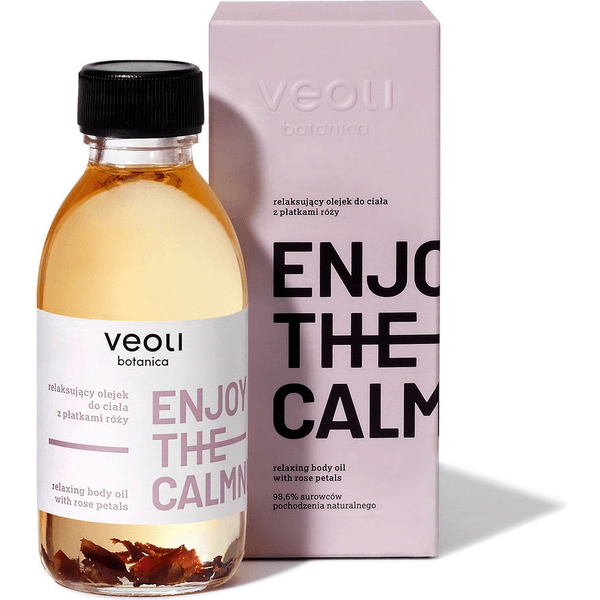 Relaksujący olejek do ciała z płatkami róży – Enjoy the calmness