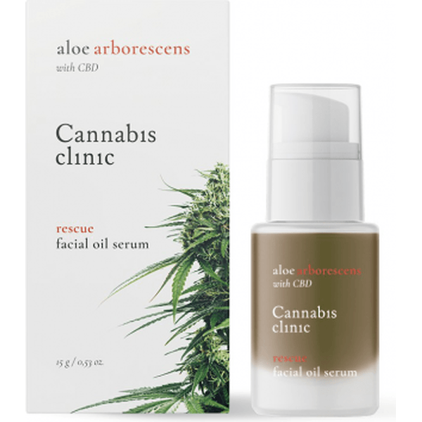 Olejowe serum do twarzy – Rescue Facial Oil Serum – Cannabis clinic